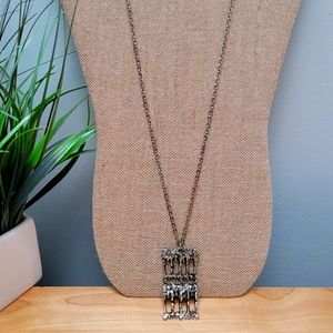NORWAY BRUTALIST | Silvertone Necklace
